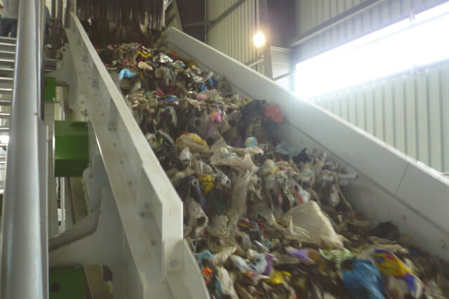 SPALECK Siebmaschine in Hausmüll-Recyclinganlage